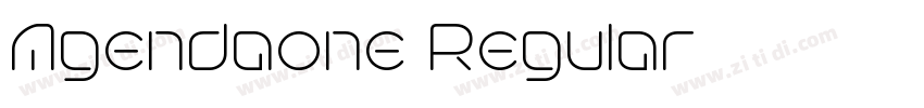 Agendaone Regular字体转换 Agendaone Regular字体转换